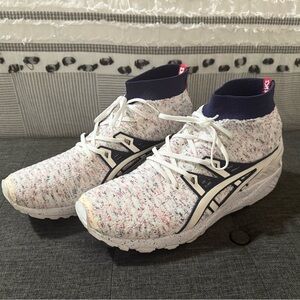 Asics Gel-Kayano Knit MT  White and Navy